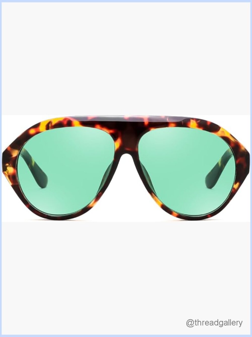 Retro Oversized Aviator Sunglasses UV400 Protection Shades